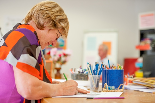 Walking and Coloring Social | Methodist Richardson