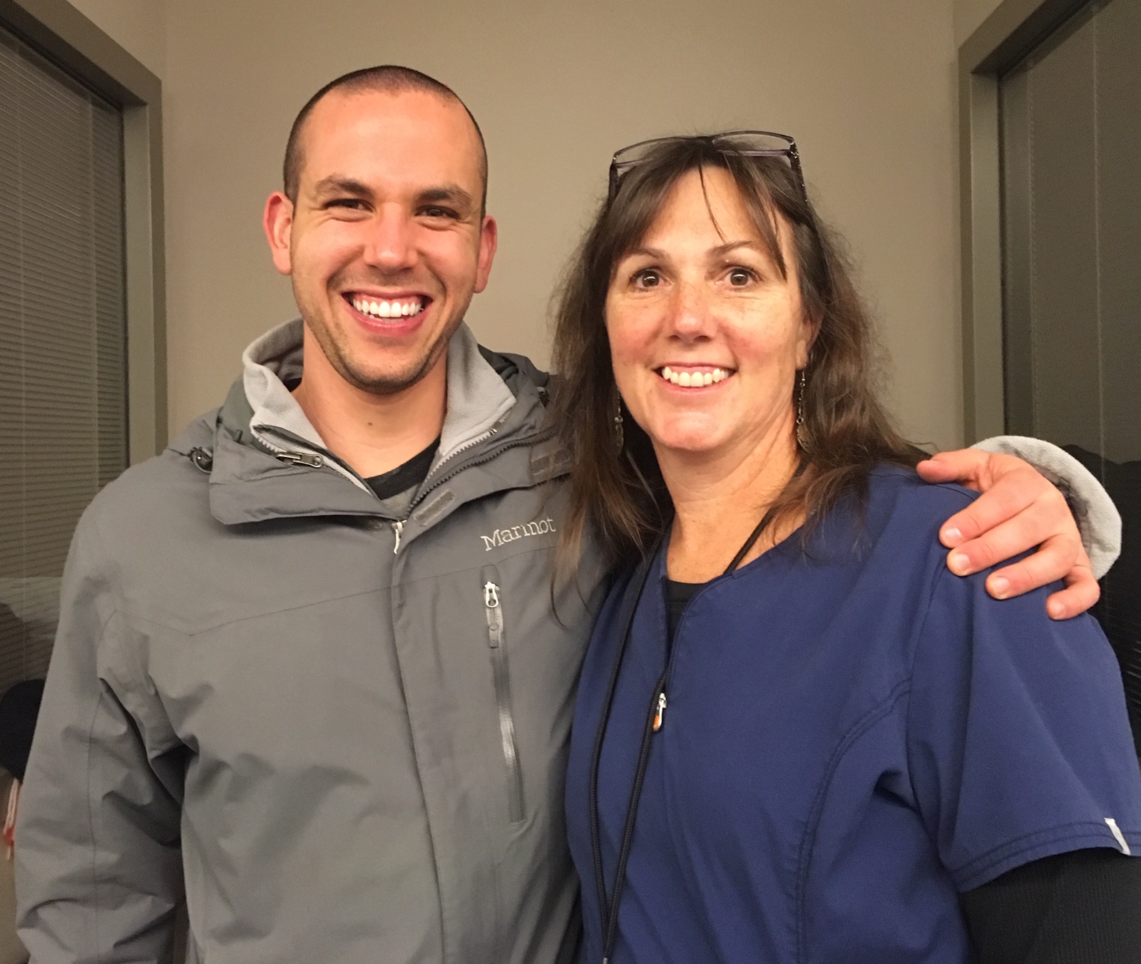 This past Christmas, Charlie Garcia visits his former ICU nurse Liz Browne at Methodist Richardson.
