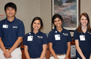 4 Junior Volunteers Smiling