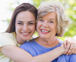 daughter and mom