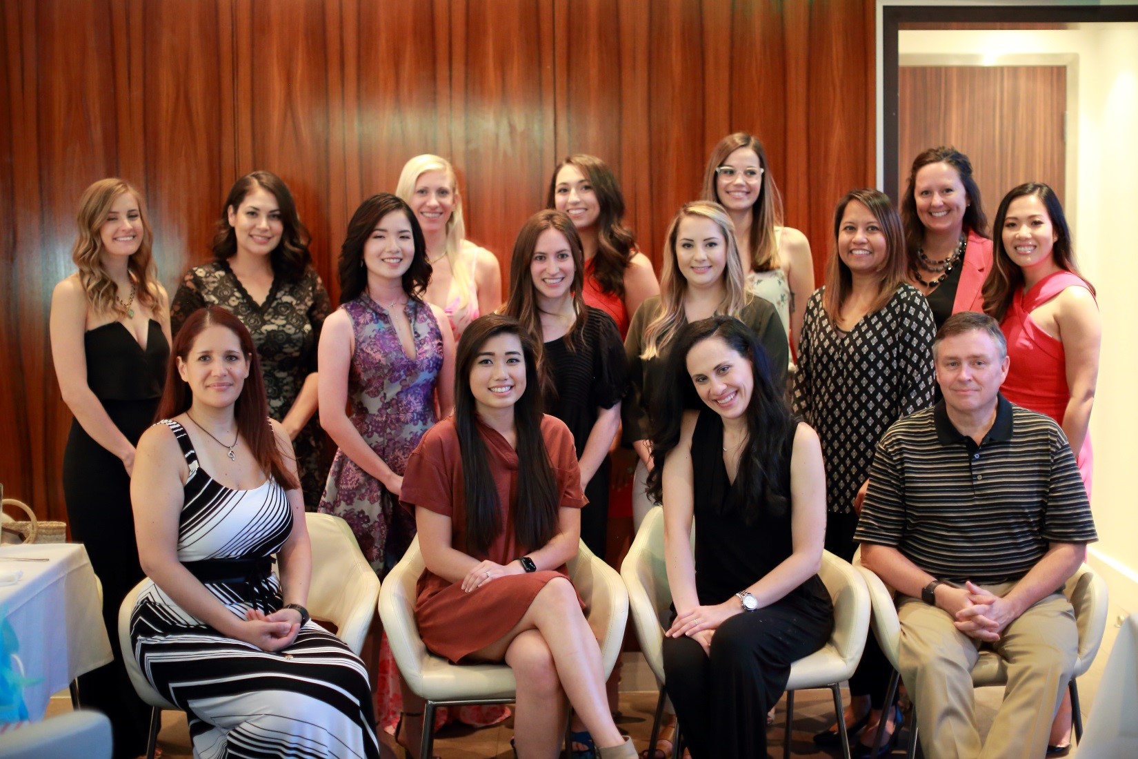 PGY1 and PGY2 residents and preceptors at graduation