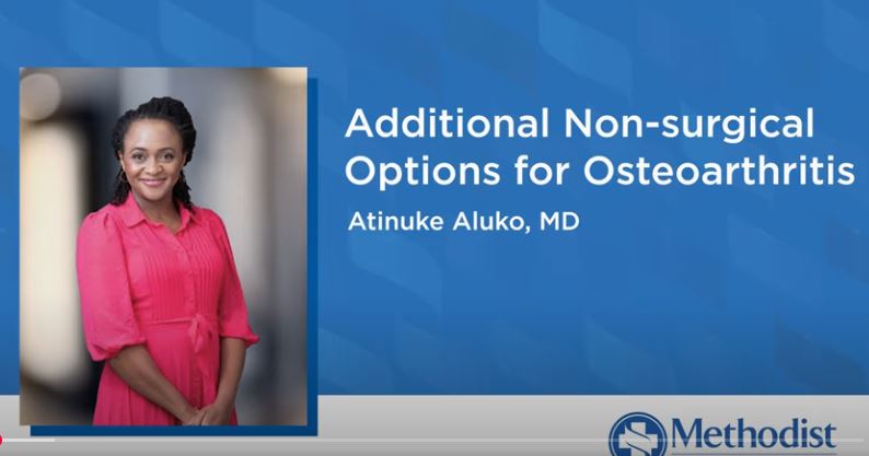 Additional Non-Surgical Options for Osteoarthritis Video