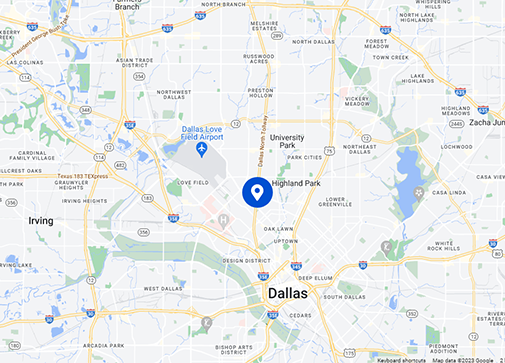 A screenshot of Google Maps showing a map marker indicating Methodist Orthopedic Specialists' location
