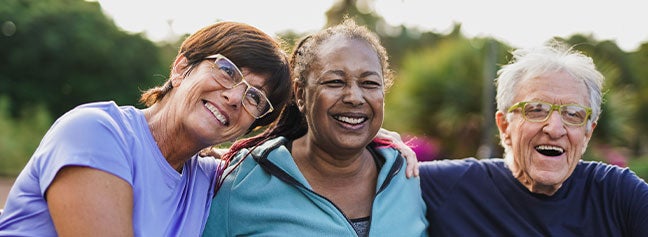 Group of adults smiling