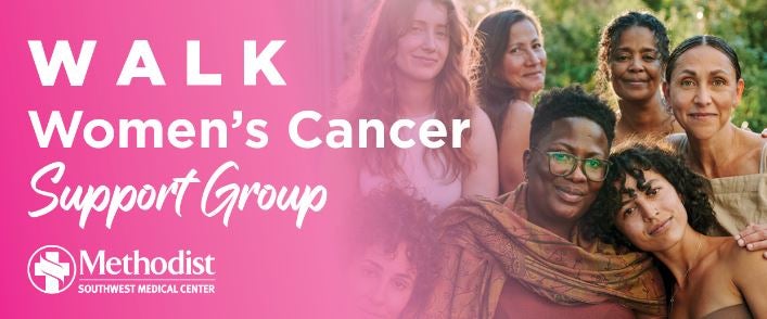 Women's cancer support group flyer 