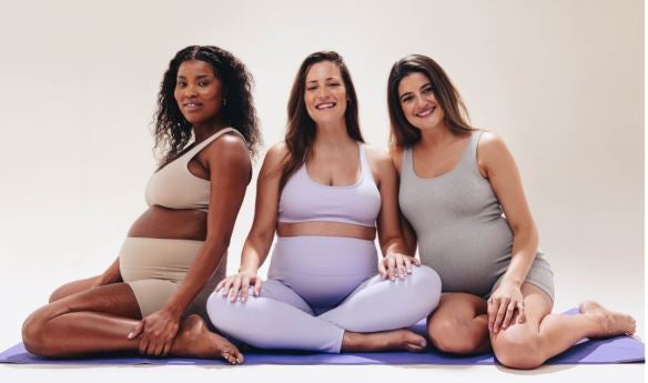 Expecting mothers find support and wellness in prenatal yoga class