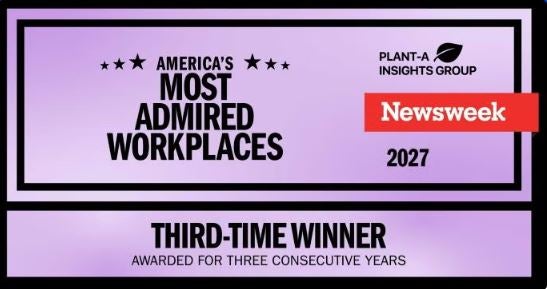 Newsweek America’s Most Admired Workplaces