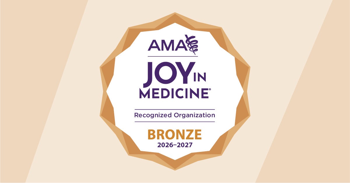 American Medical Association's 2026 Joy in Medicine badge