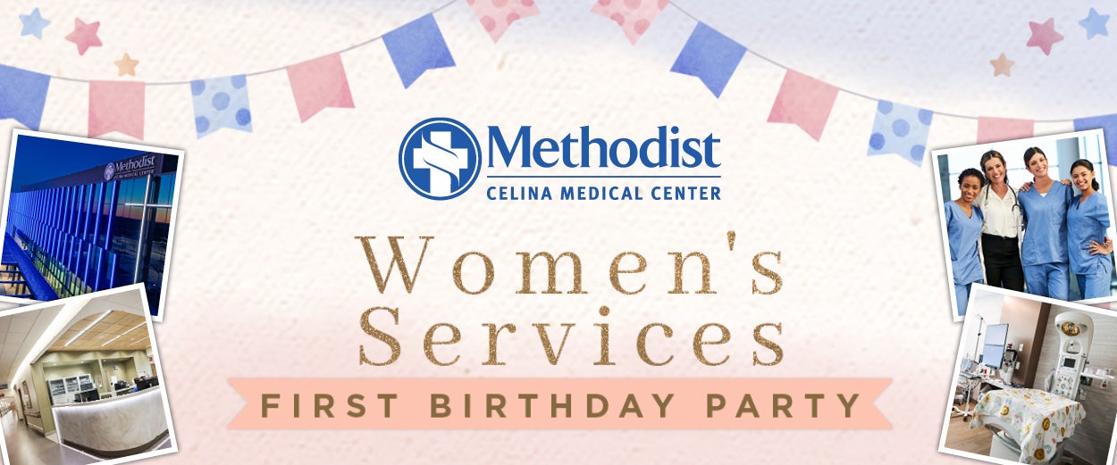Methodist Celina Medical Center - First BIRTHday Party Banner